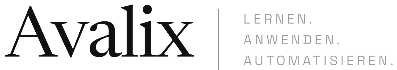 Avalix – Lernen. Anwenden. Automatisieren.